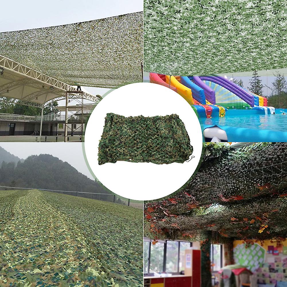 Outdoor Camping Shooting Camouflage Net Jungle Hunting Hiking Sunscreen Sun Shade Net3 X 4m