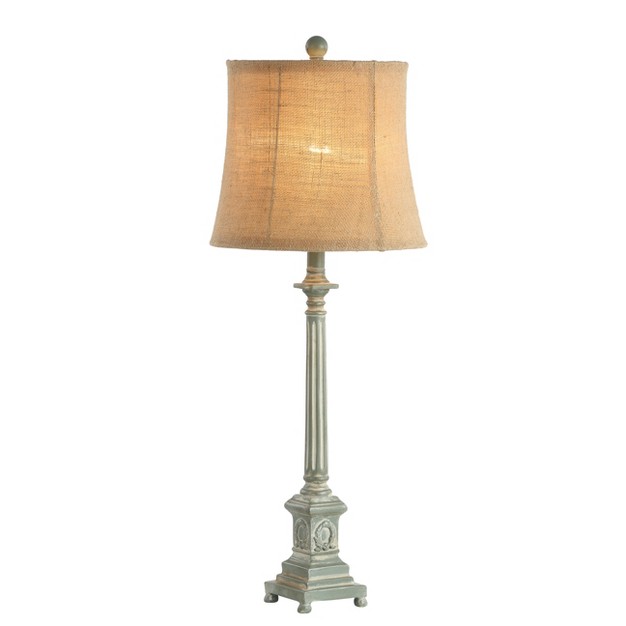 Collin Table Lamp Antique Blue Safavieh