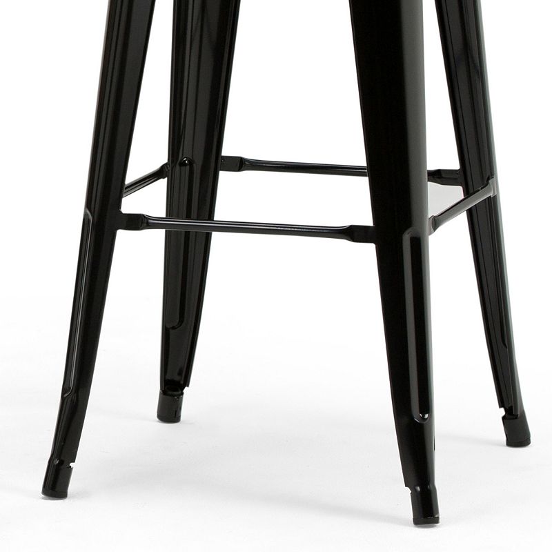 Simpli Home Rayne Bar Stool 4-piece Set