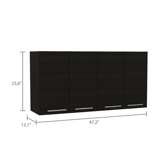 120 Wall Cabinet  Four Doors  Two Cabinets  Two Sh...