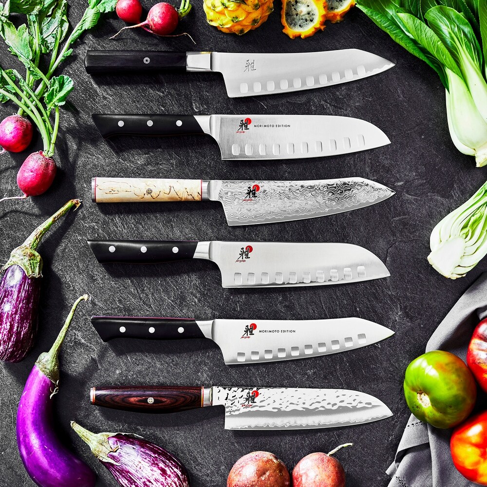 Miyabi Birchwood SG2 7 inch Rocking Santoku Knife