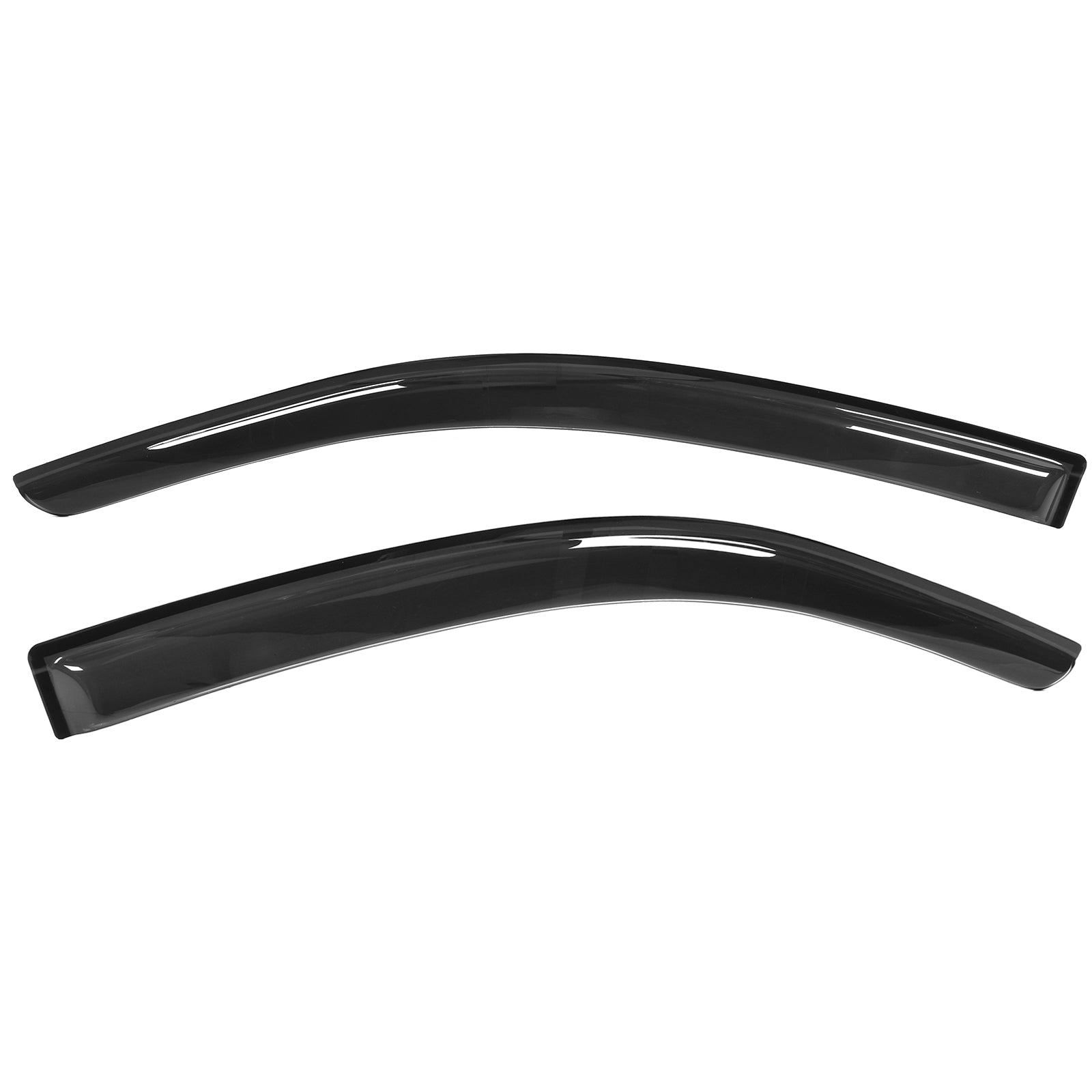 Ikon Motorsports Compatible with 13-17 Honda Accord Coupe Acrylic Window Vent Visor Deflector Rain Guards 2Pc Outside Mount 2013 2014 2015 2016 2017