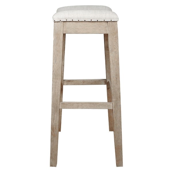 Upholstered Barstool - 31 H x 21 W x 14 L Inches