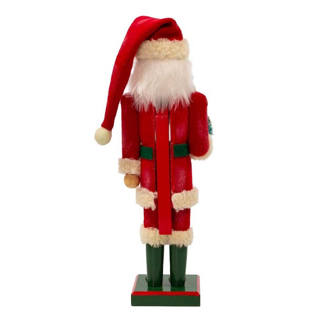 Kurt Adler 15 inch Wooden Santa Nutcracker