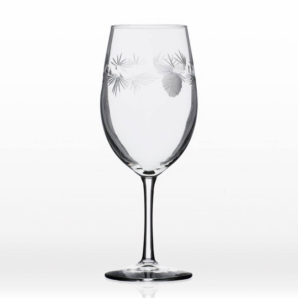 Rolf Glass Icy Pine 18 oz. Clear All Purpose Wine (Set of 4) 207261-S4