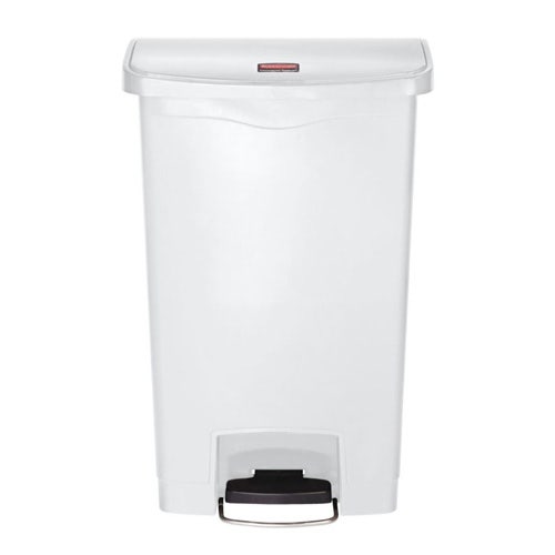 Rubbermaid Slim Jim 50L/13G Step Waste Bin， White