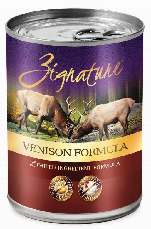 Zignature Limited Ingredient Diet Grain Free Venison Formula Canned Do