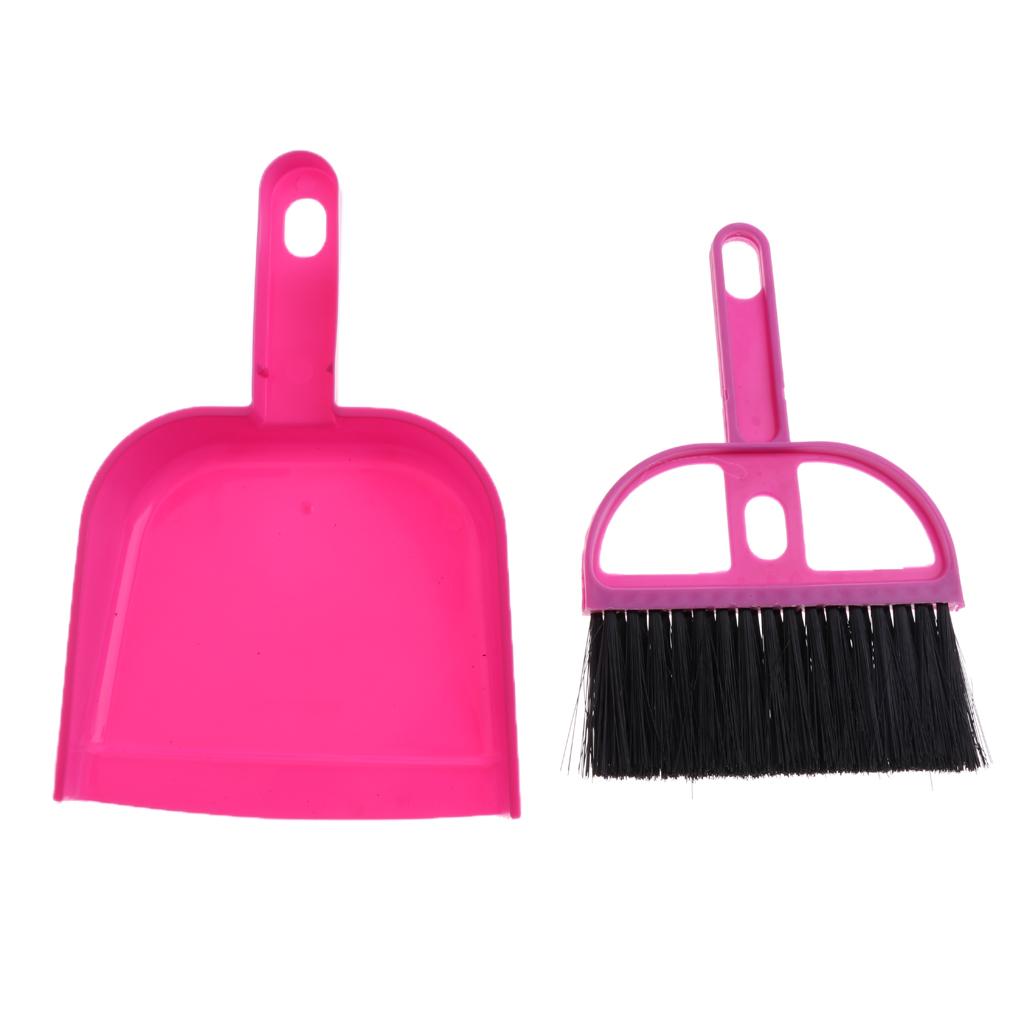 Cat Litter 1 Set Suit-Small Brush Dustpan Pet Cleaning Products Red