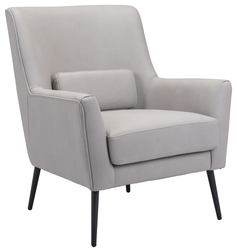 Ontario Accent Chair Gray   Midcentury   Armchairs And Accent Chairs   by Furniture East Inc.  Houzz