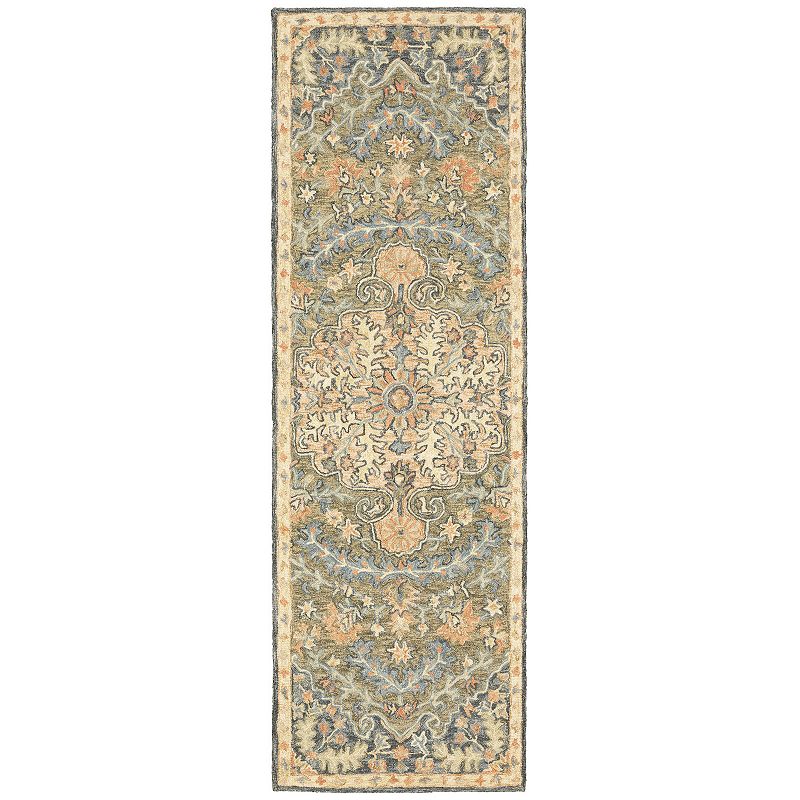 StyleHaven Andover Persian Medallion Handmade Wool Area Rug