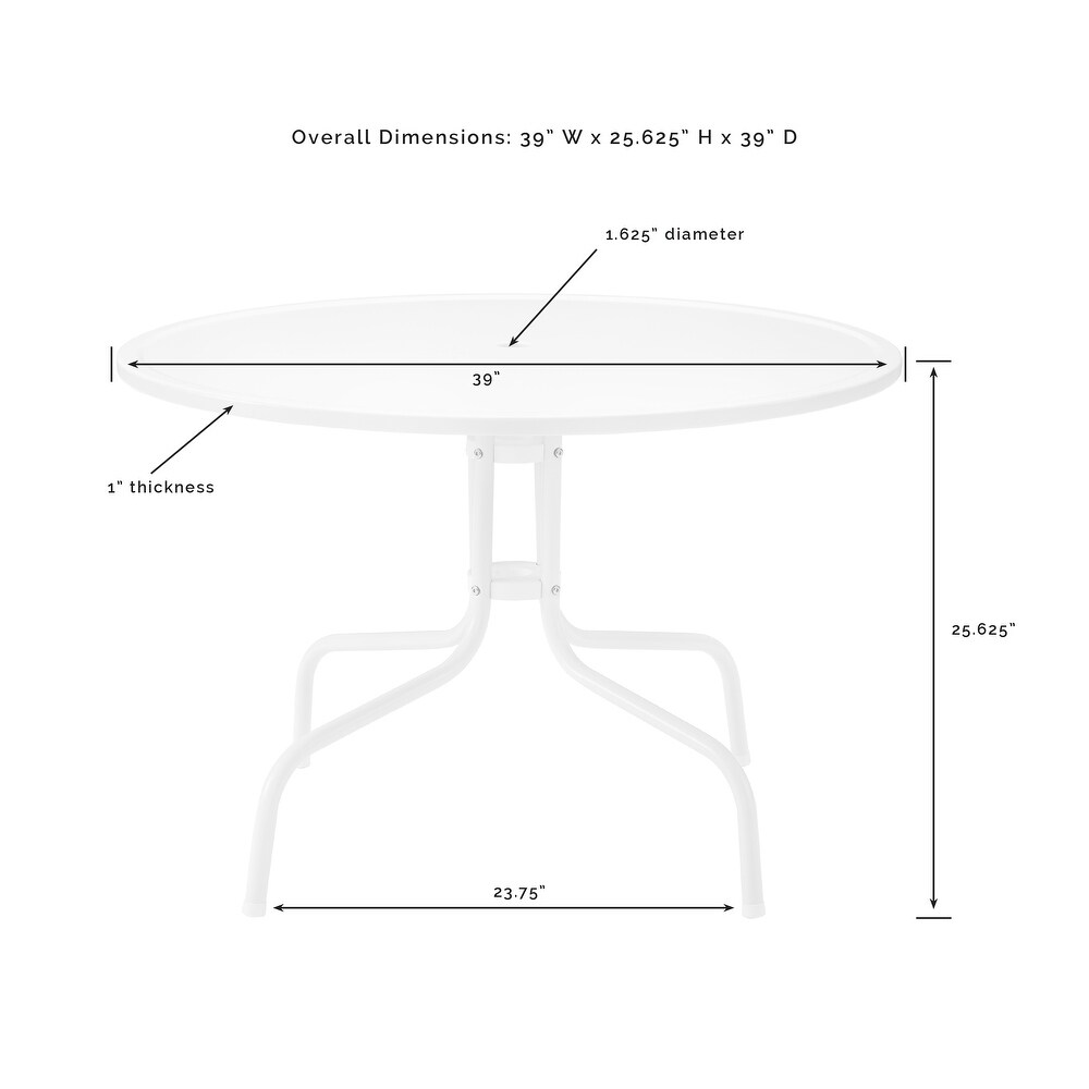 Gracie 5Pc Outdoor Metal Dining Set   93\