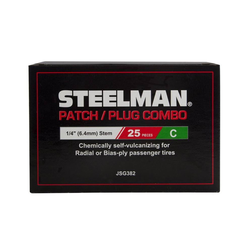 Steelman 14 in. Tire Repair PatchPlug Combo (25-Box) JSG382