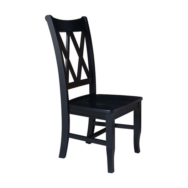 Double XX Solid Wood Chairs - Set of Two