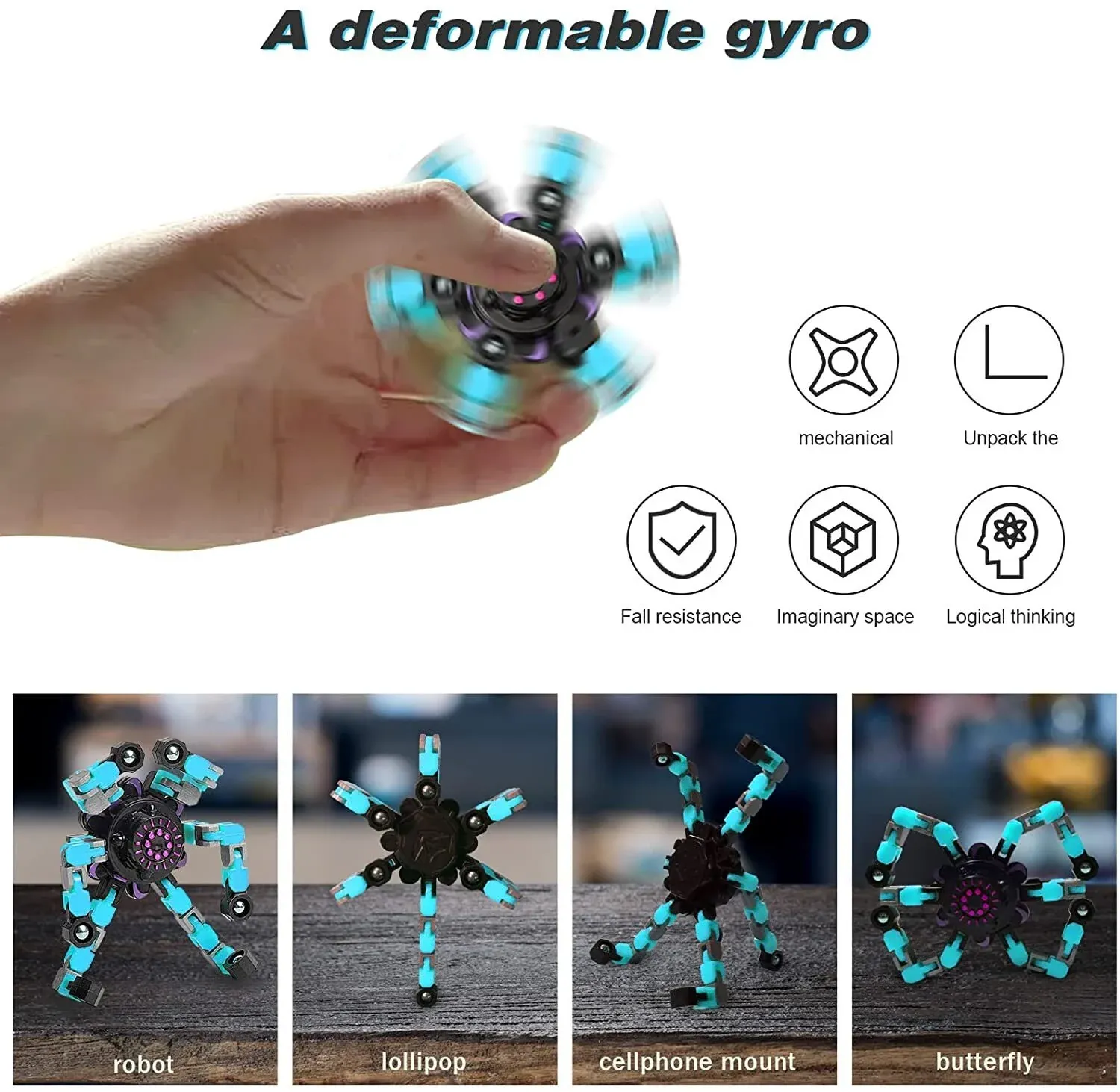 🔥BIG SALE - 45% OFF🔥 - Transformable Fingertip Gyro(🎉2023 New