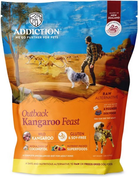 Addiction Outback Kangaroo Feast Raw Dehydrated Dog Food