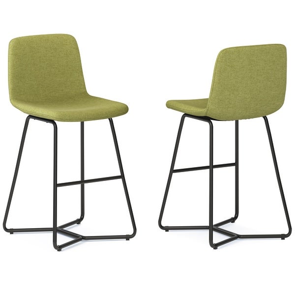 WYNDENHALL Bogart Contemporary Counter Height Stool (Set of 2) - 18.9