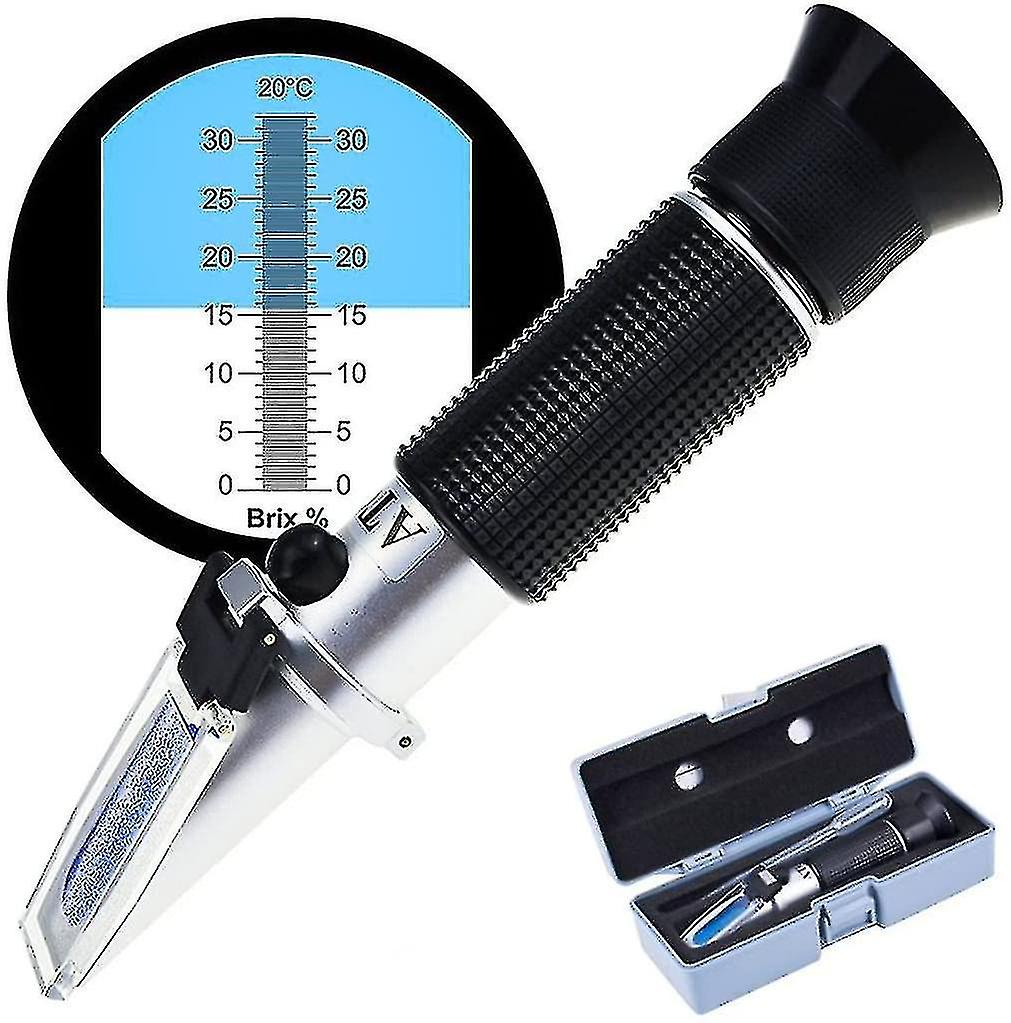 Refractometer 0~32% Digital Display Beer Wine Sugar Test Tool Kit