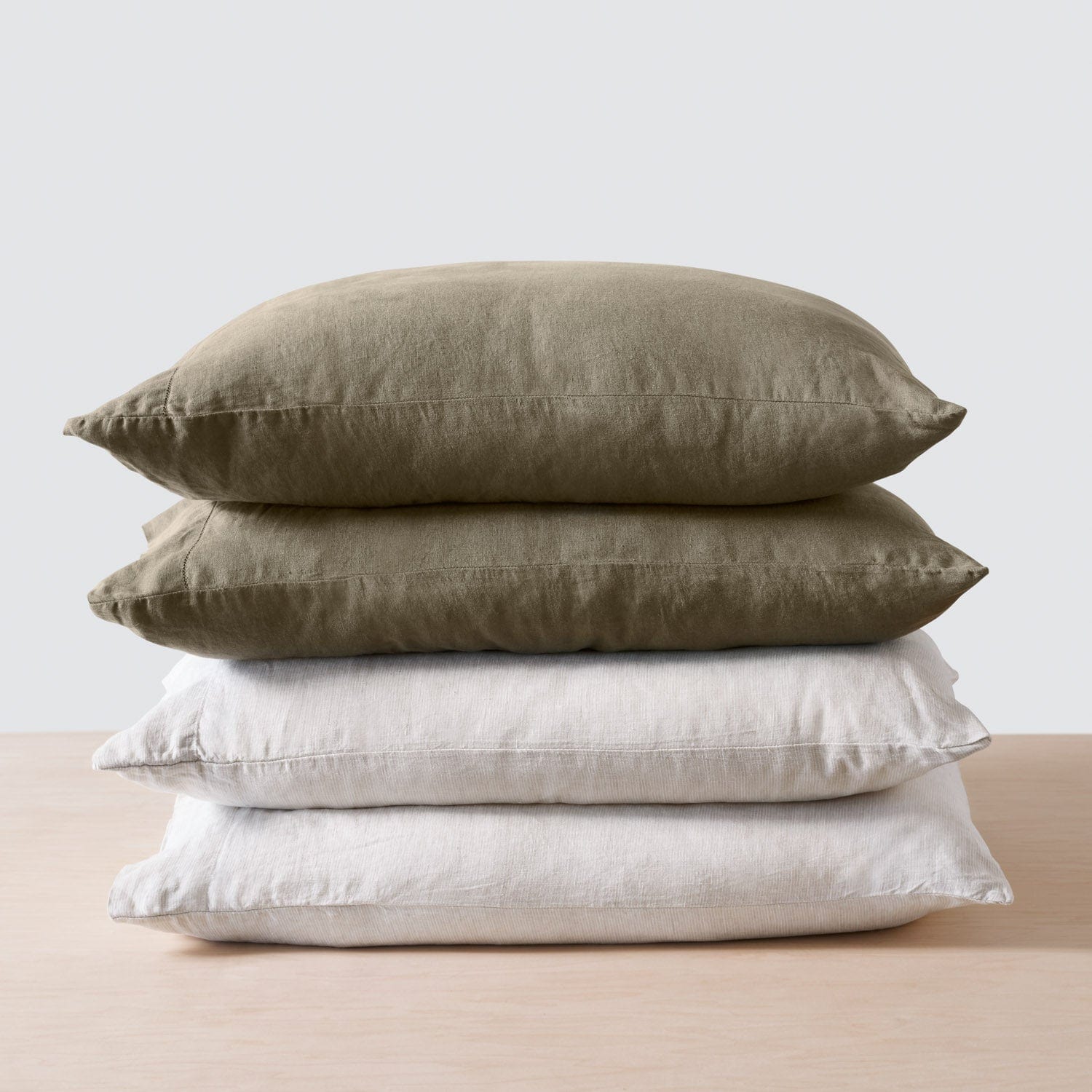 Stonewashed Linen Bed Bundle - Earth Series