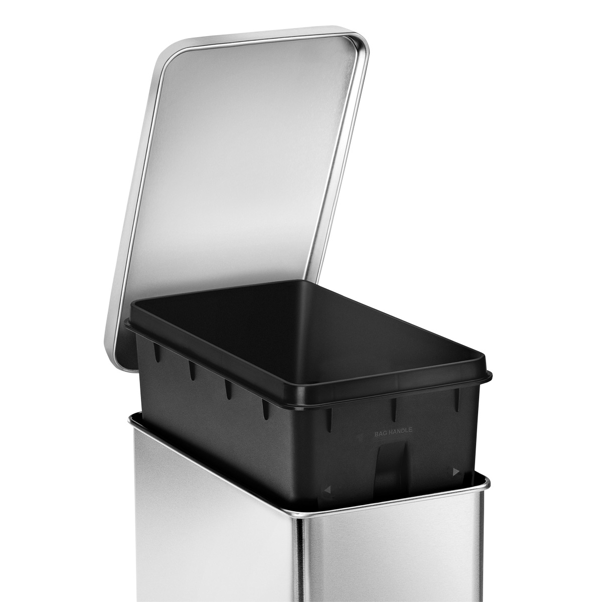 simplehuman Stainless Steel 26 gal Profile Step Trash Can