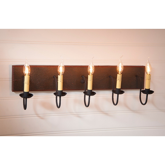 Irvin's Tinware 9199TESB 5 Light Vanity Light in E...