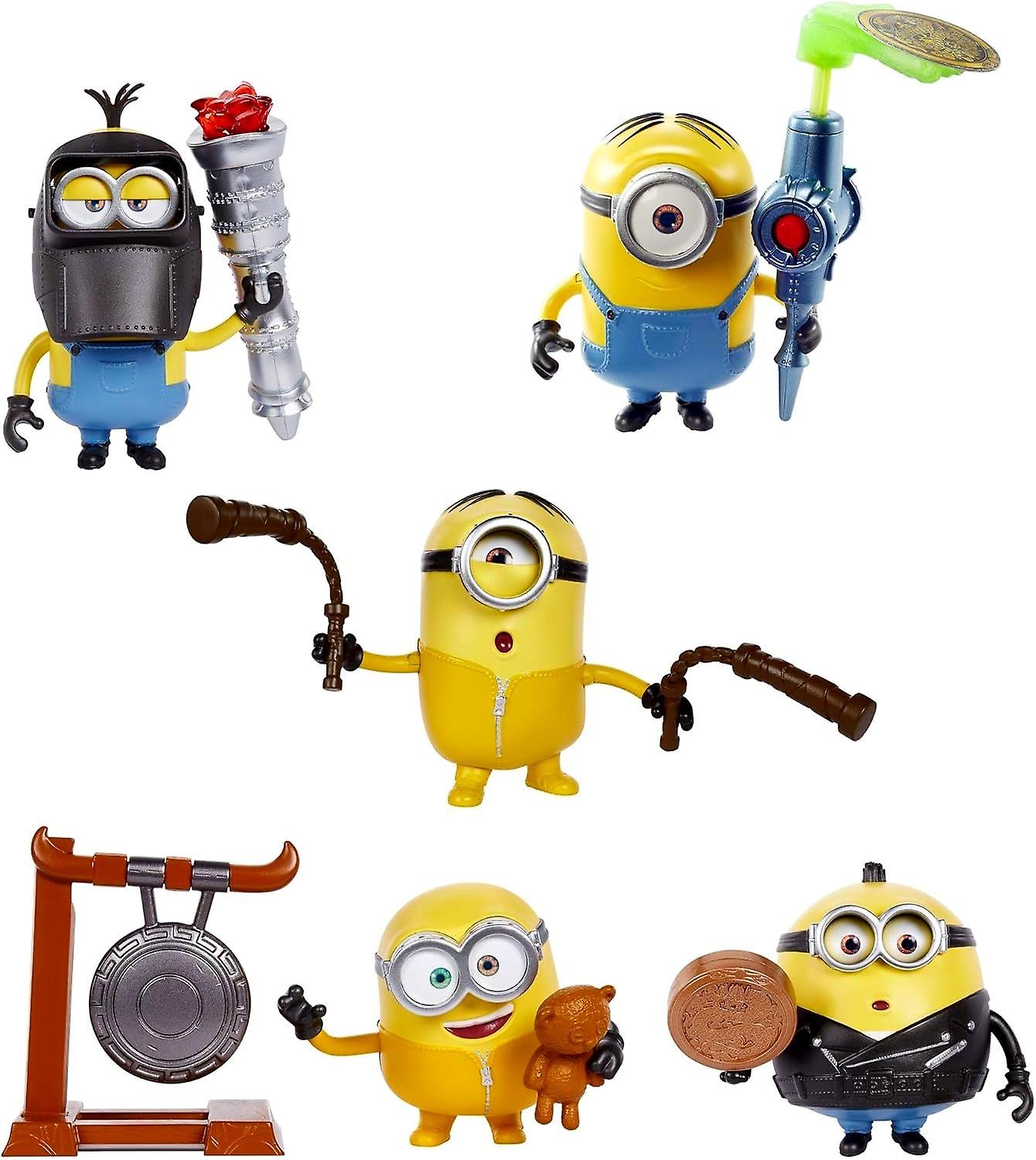 5-Pack Minions The Rise of Gru Action Figures 10cm