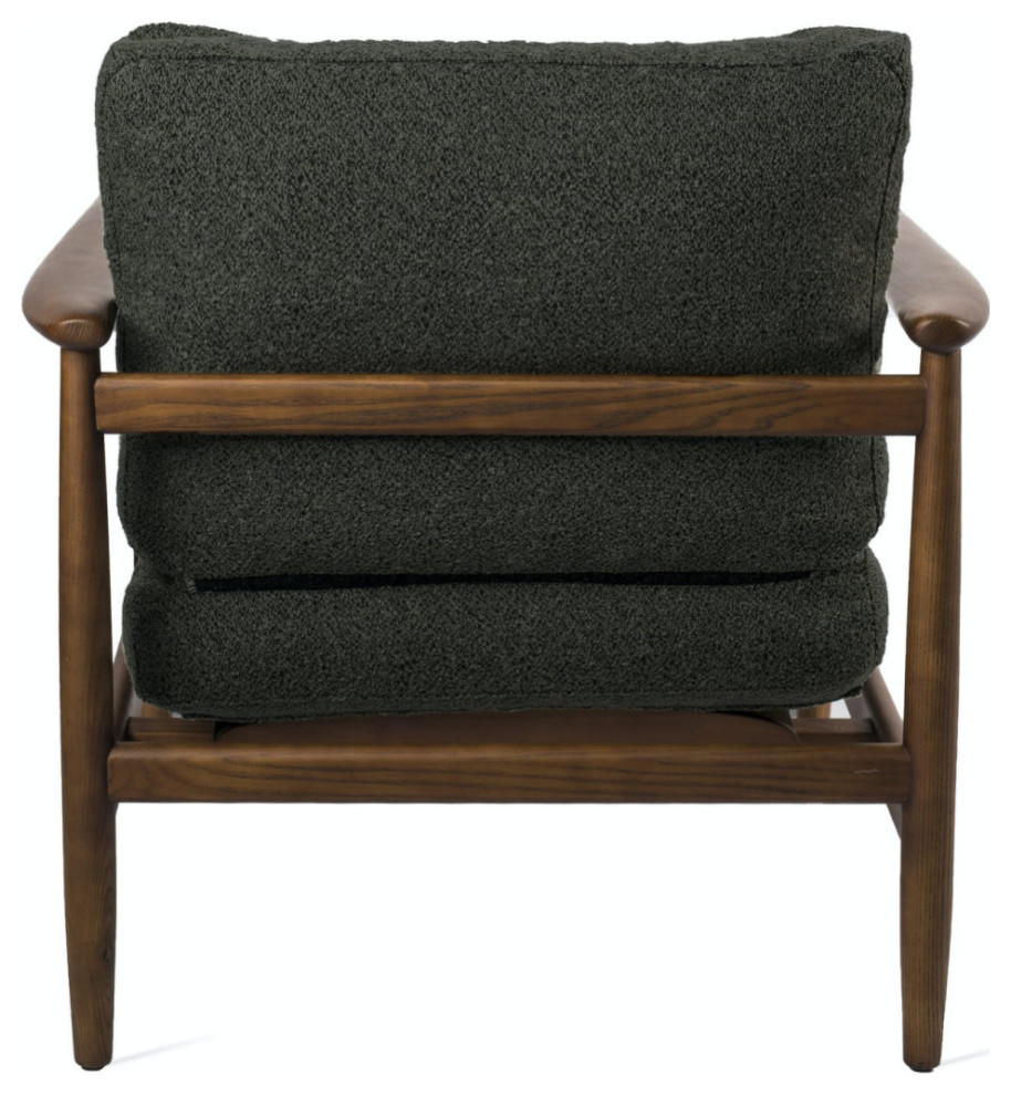 Green Soft Cushioned Arm Chair  Pols Potten Todd   Midcentury   Armchairs And Accent Chairs   by Luxury Furnitures  Houzz