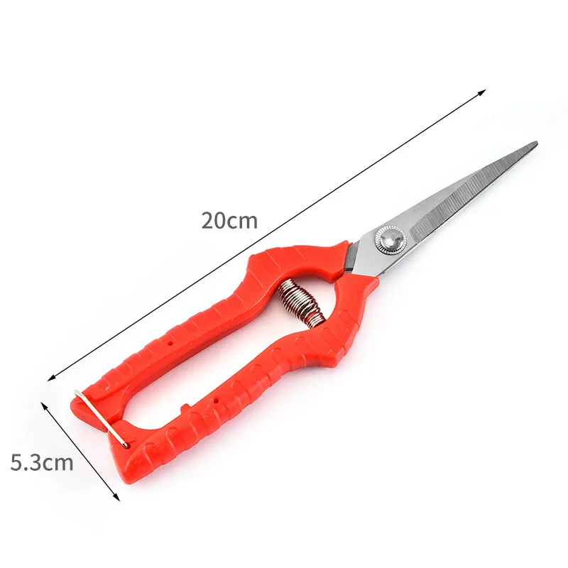 Factory Direct Sale Stainless Steel Garden Shears Pruning Thin Fruit Garden Finishing Shears Tool