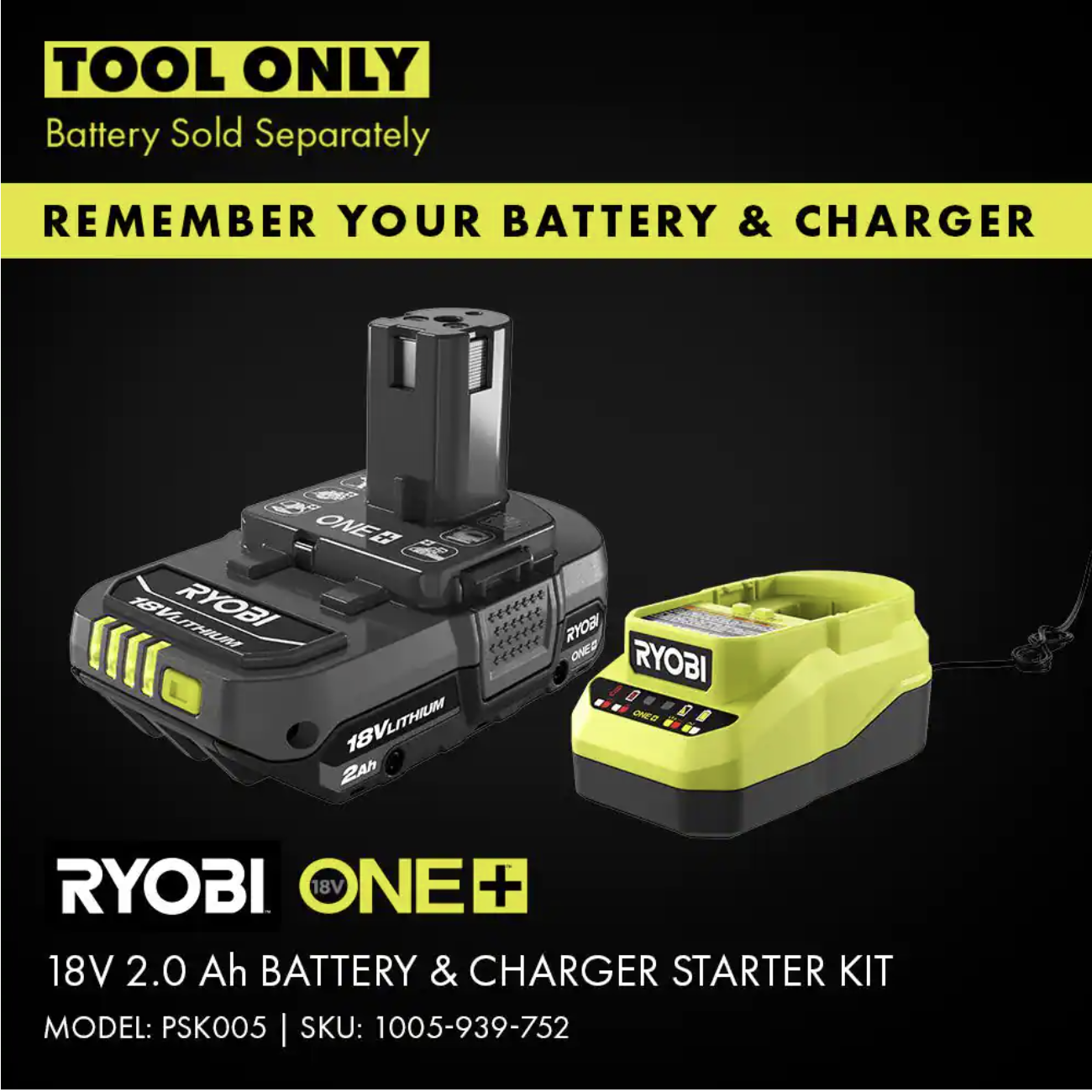 Ryobi One+ 18V Cordless Hand Vacuum With Powered Brush (Tool Only)