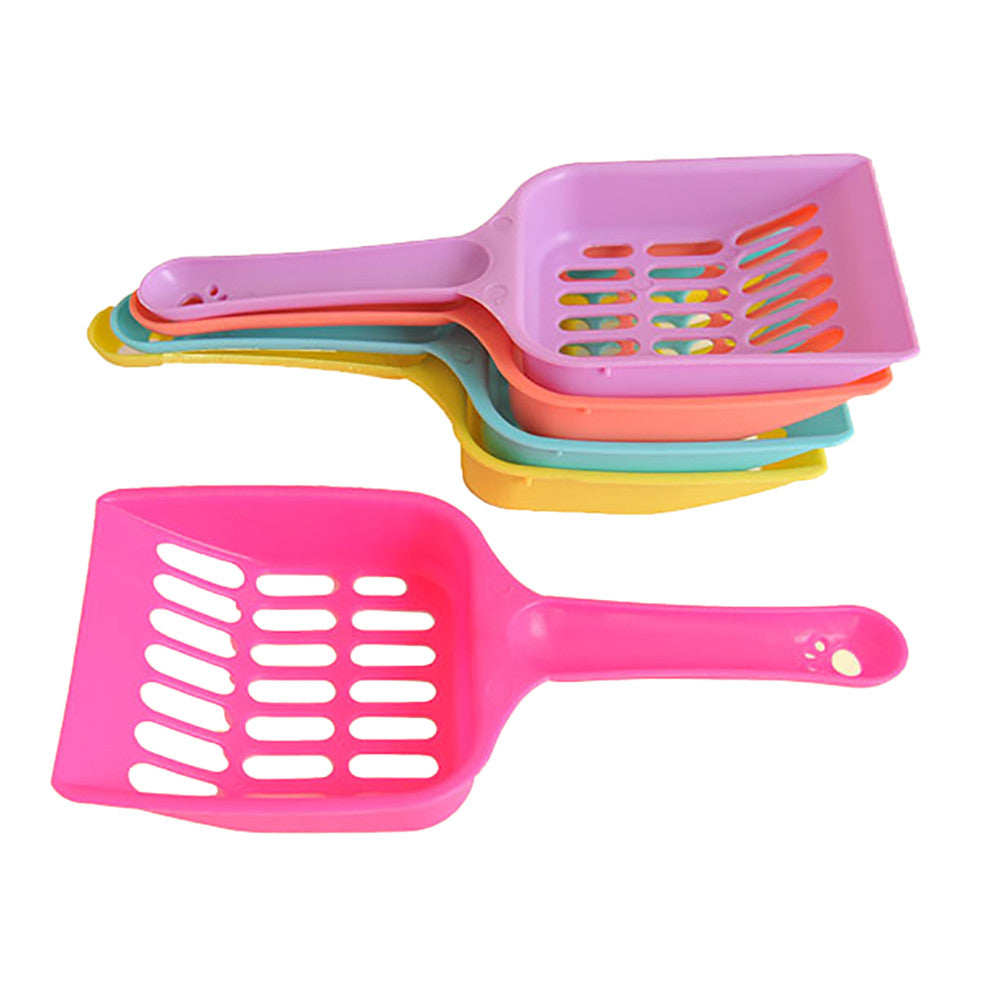 Pet Cat Pet Shovel Sand Scoop Waste Dog Puppy Litter Hollow Out Food Spoons Pet Supplies Wearing Accessories Toys