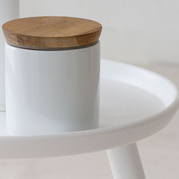 Umbria Accent Tiered Modern Minimalist End Side Table