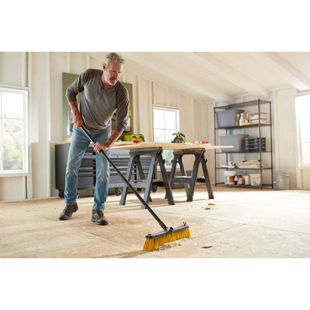 HDX 18 in. Indoor-Outdoor Push Broom 3018