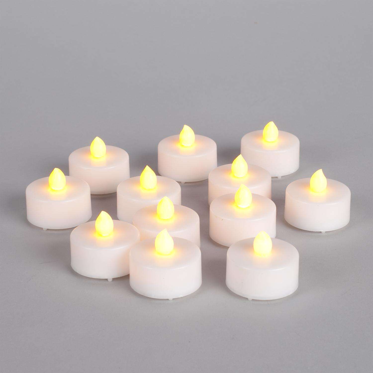 Matchless Darice Ivory No Scent Scent Tealight Flameless Flickering Candle