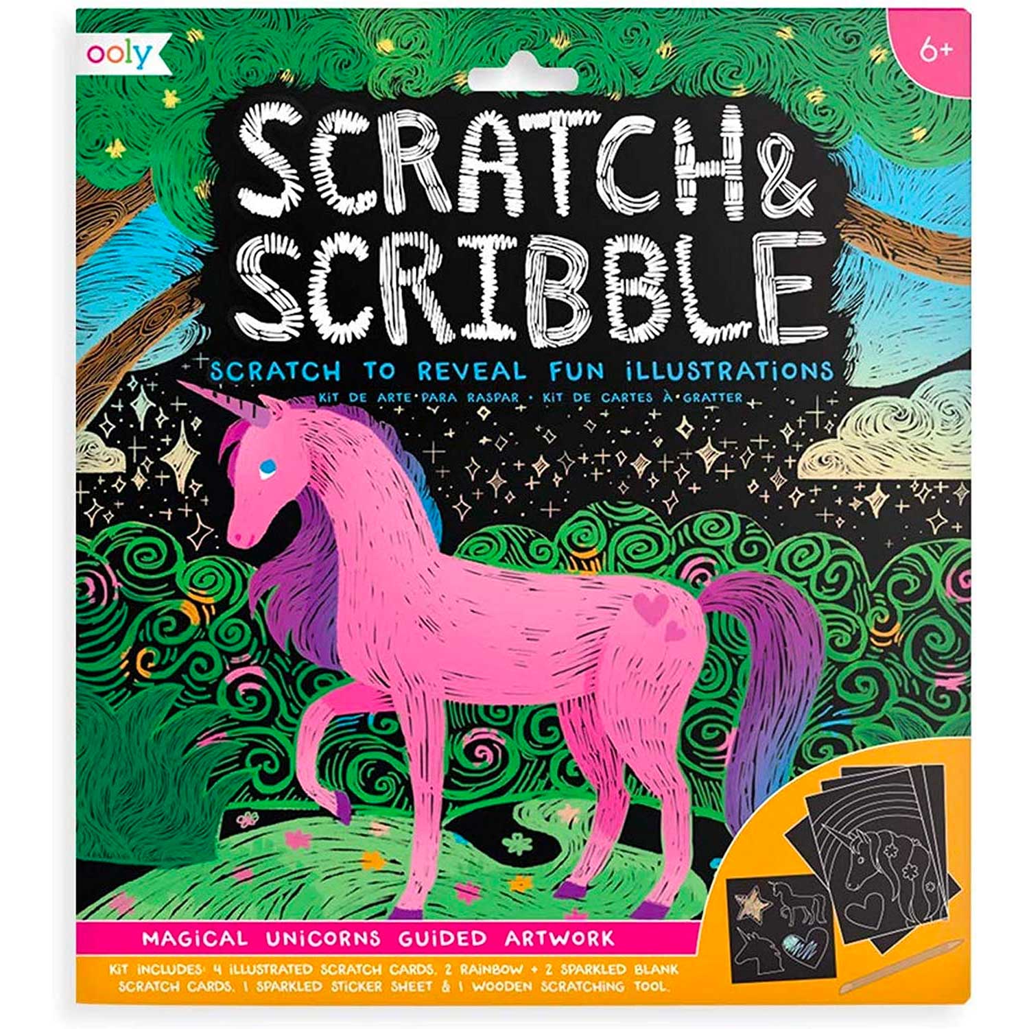 Scratch & Scribble - Magical Unicorns by OOLY