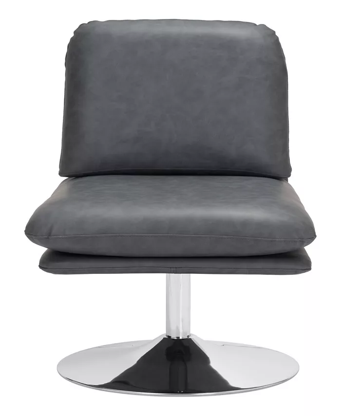 Zuo 35 Steel Polyurethane Rory Swivel Accent Chair