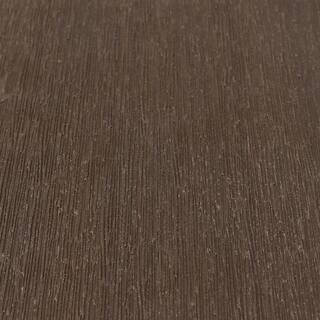 CREATIVE SURFACES Composite Fence Series 6 ft. x 6 ft. Mocha Brushed Fence Panel (12-Pack) HDPNL0001