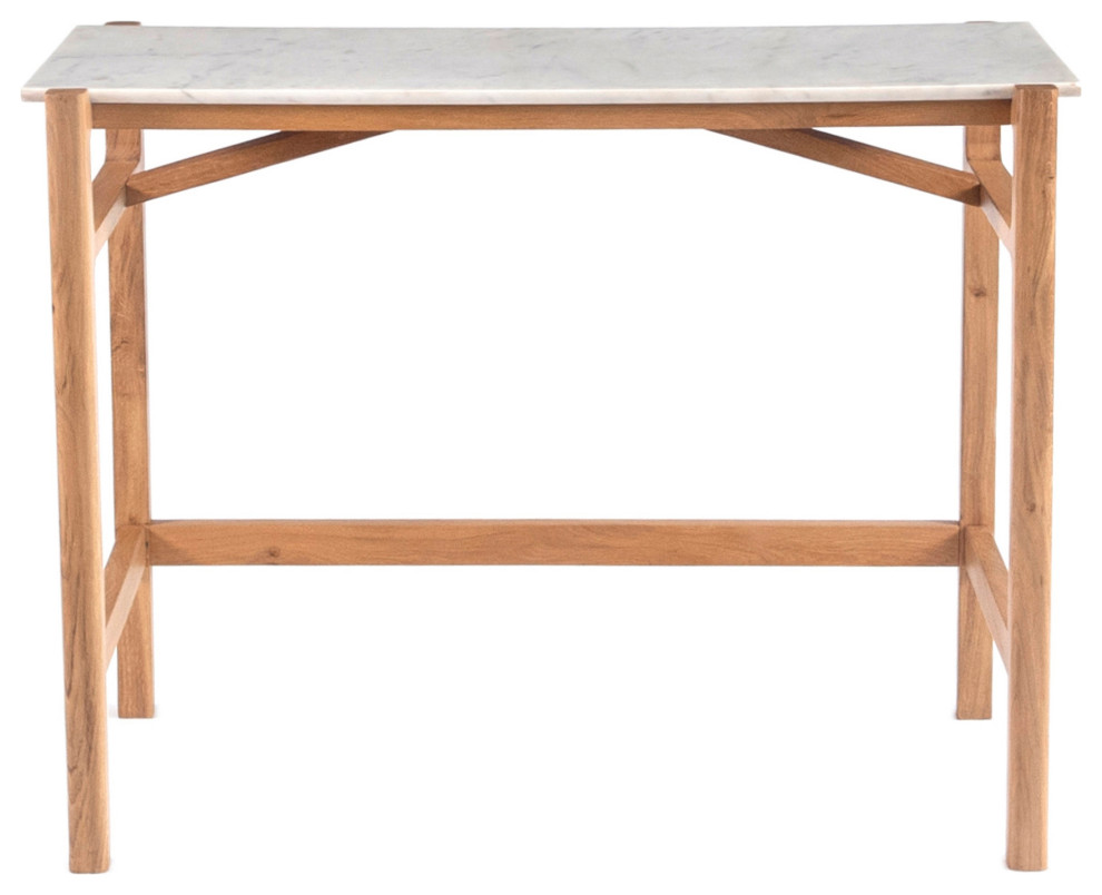 Harbor Desk Natural Oak   Transitional   Console Tables   by Moe  x27s Home Collection  Houzz