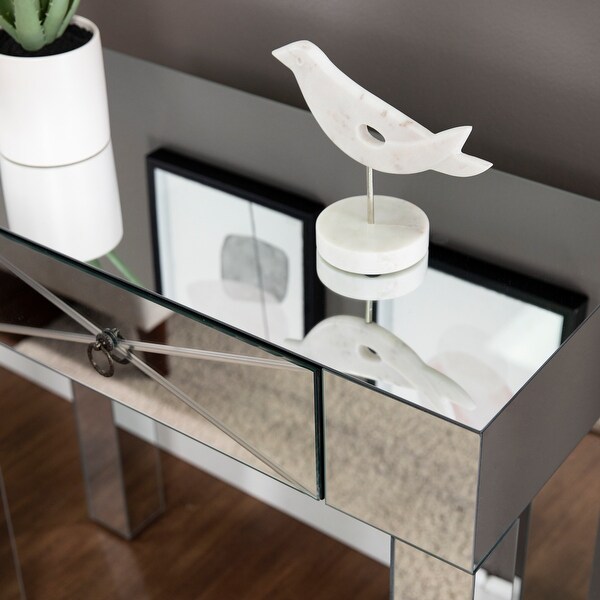 SEI Furniture Cresno Glam Mirror Console Table