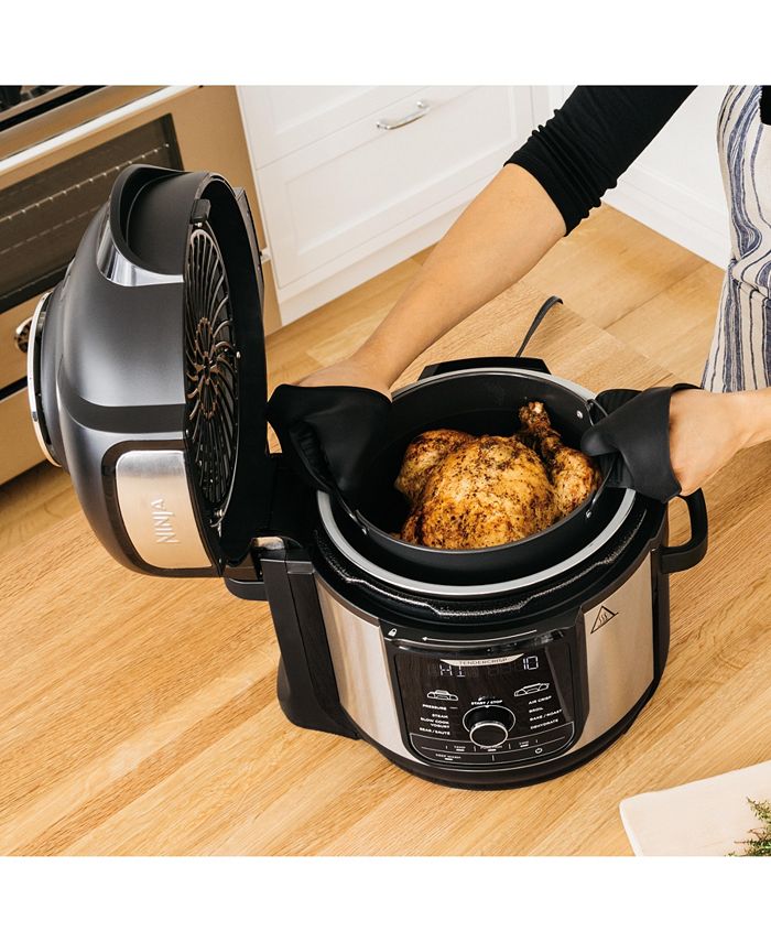 Ninja Foodi FD401 8 Qt.12-in-1 Deluxe XL Pressure Cooker Air Fryer in Stainless Steel