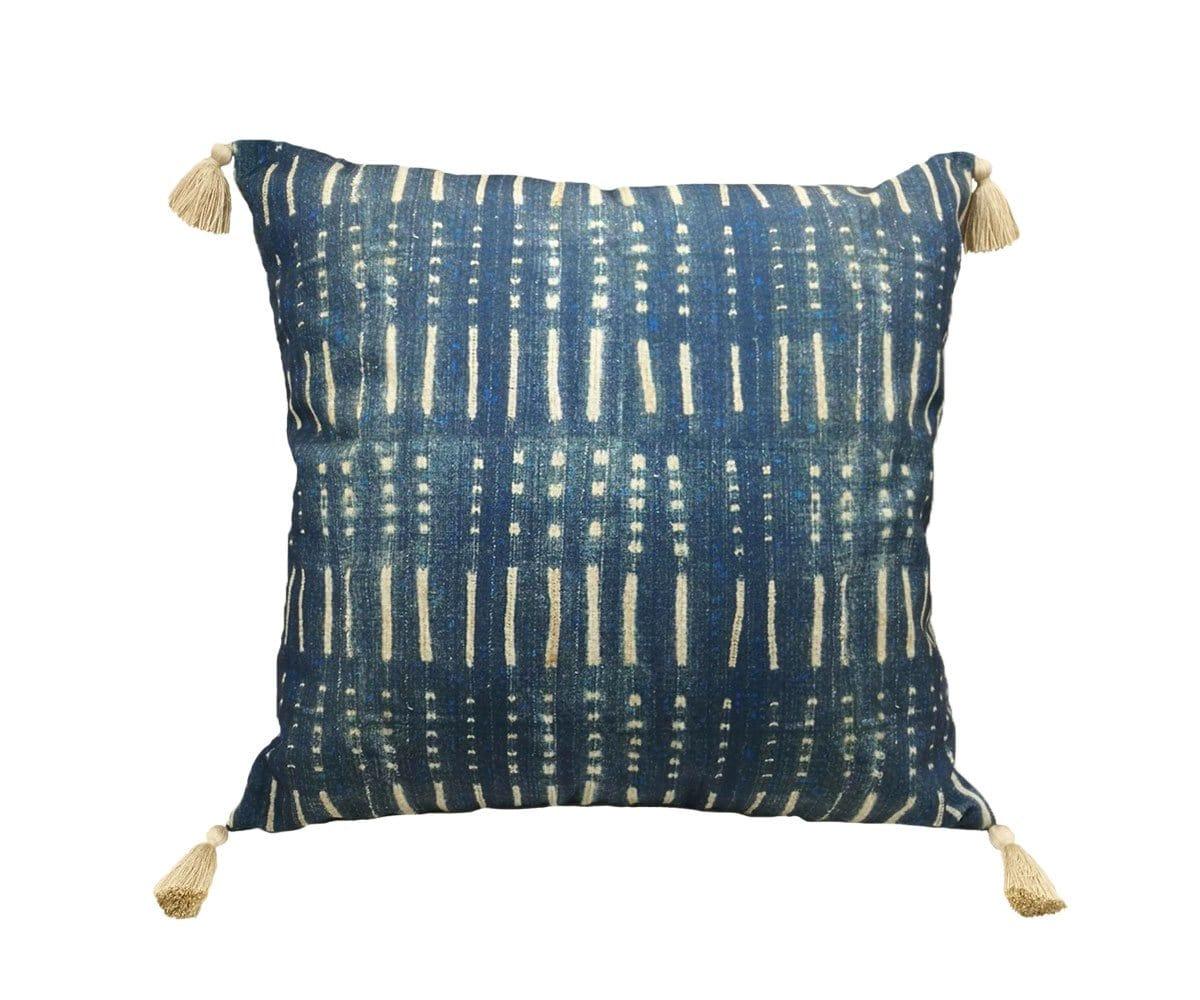 Embroidered Batik Pillow Cover