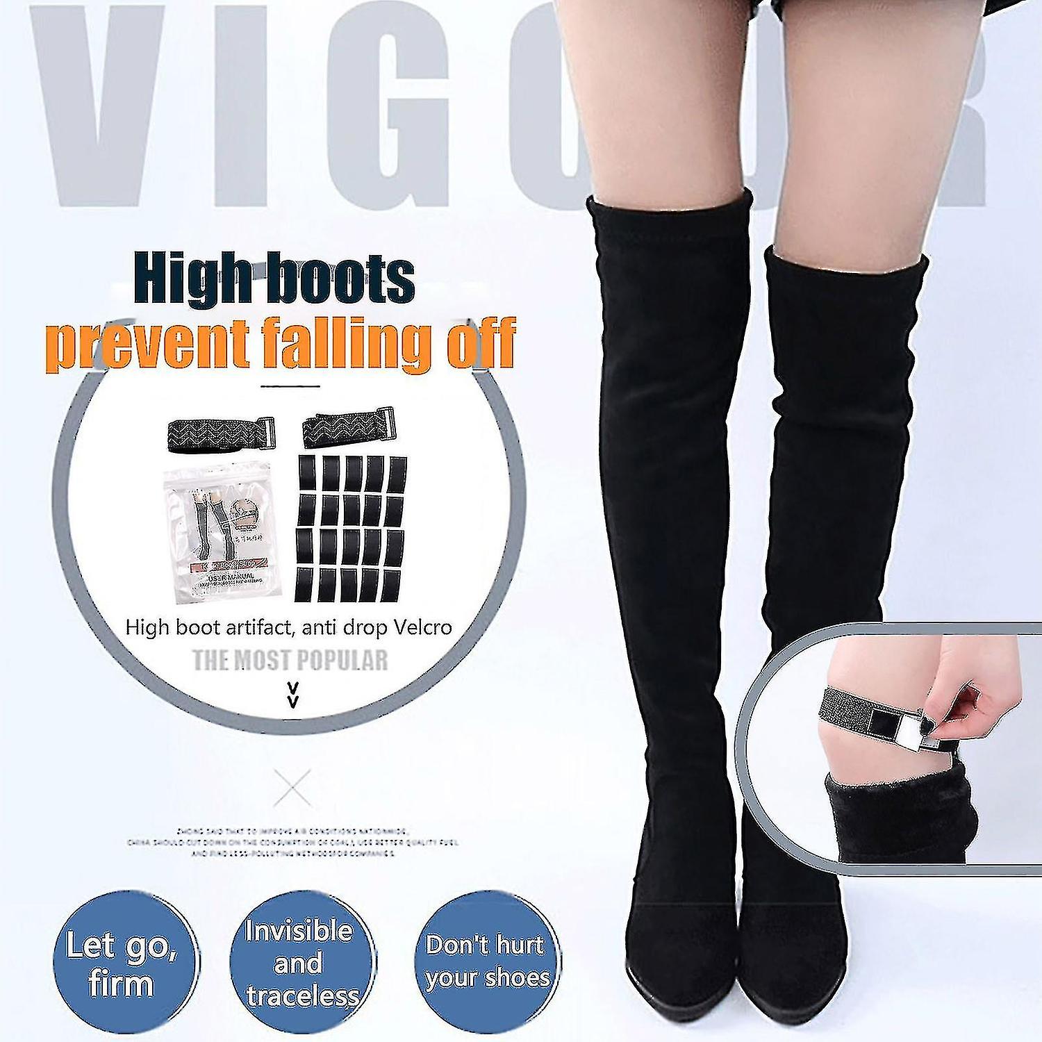 Non-slip High Boots Straps For Knee-high Boots， Keep Boots Not Fall Off