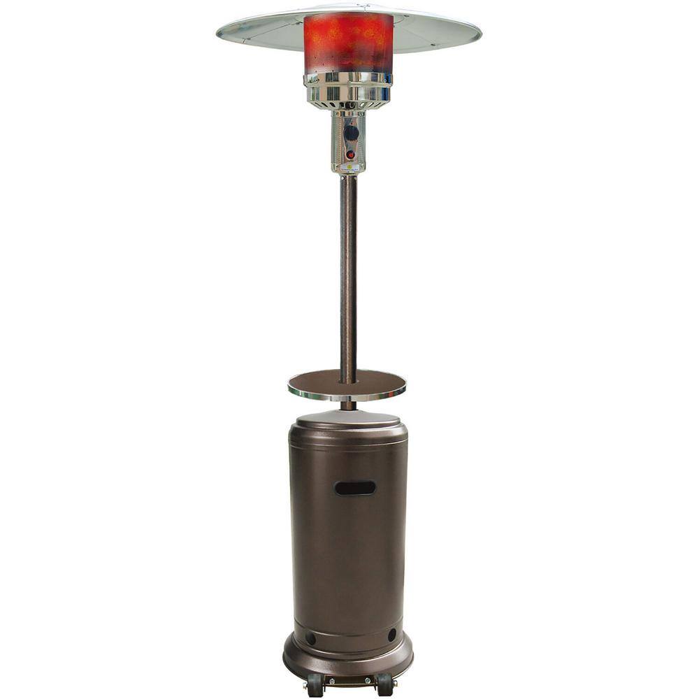 Hanover 48,000 BTU Hammered Bronze Steel Umbrella Patio Heater H001BR