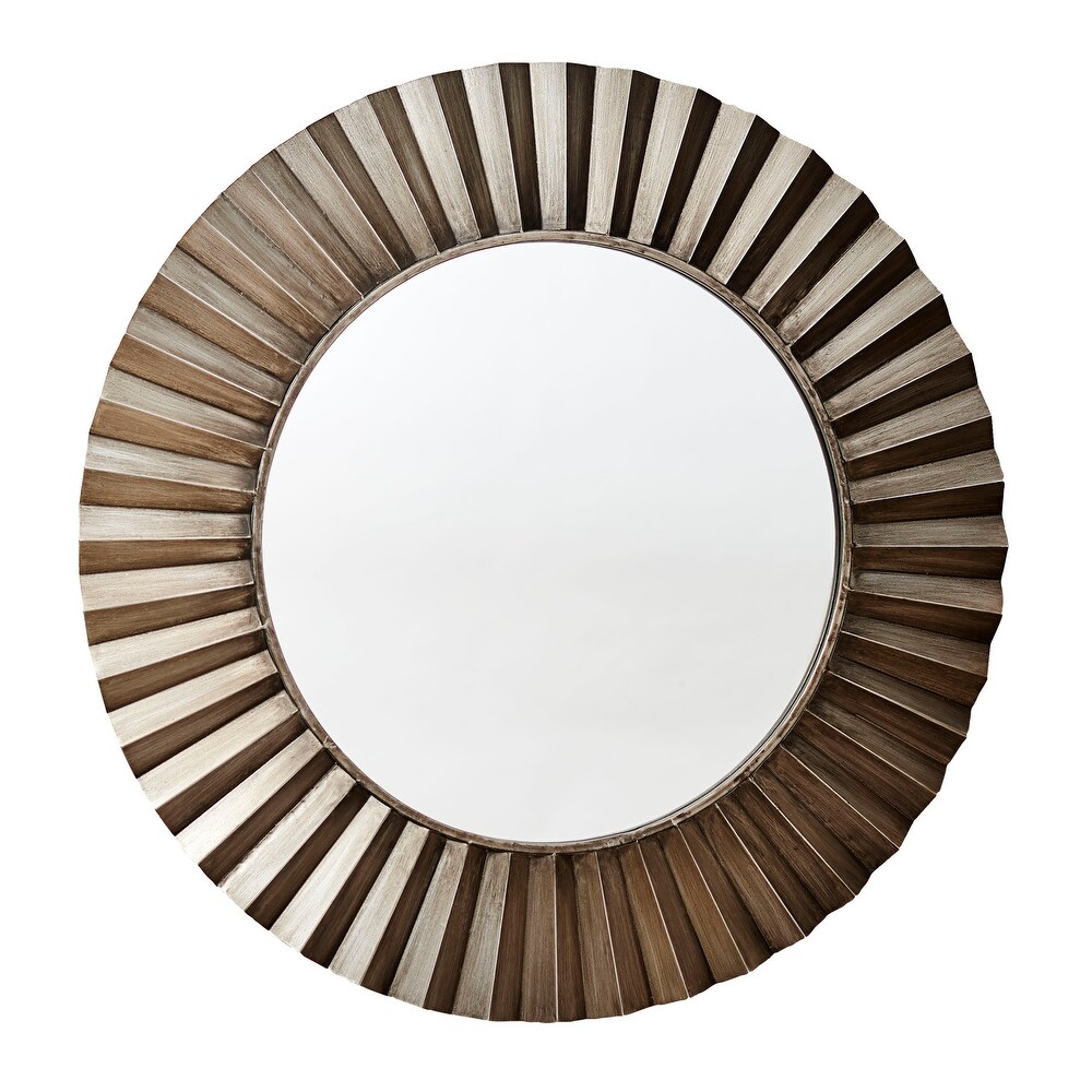 Household Essentials Bronze Sunburst Wall Mirror   1.0\