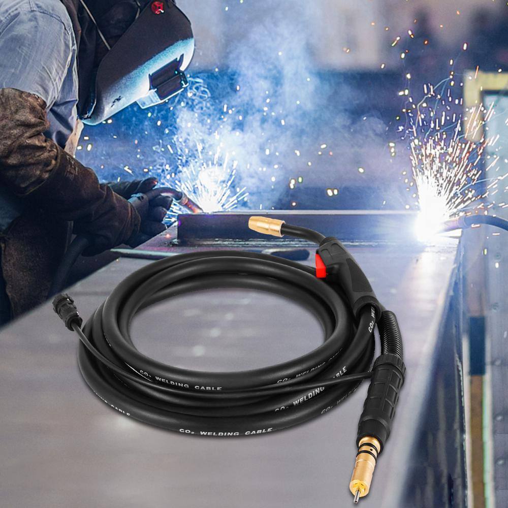 VEVOR MIG Welding Gun 15 ft. 150 Amp Welding Torch 0.030 in. to 0.035 in. Wire for Miller Millermatic M-10 M-15 M-100 M-150 HQMLM150-15FT0001V0