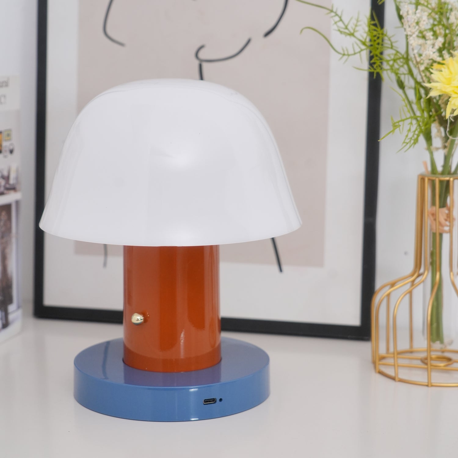 Mushroom Bliss Cordless Lamp