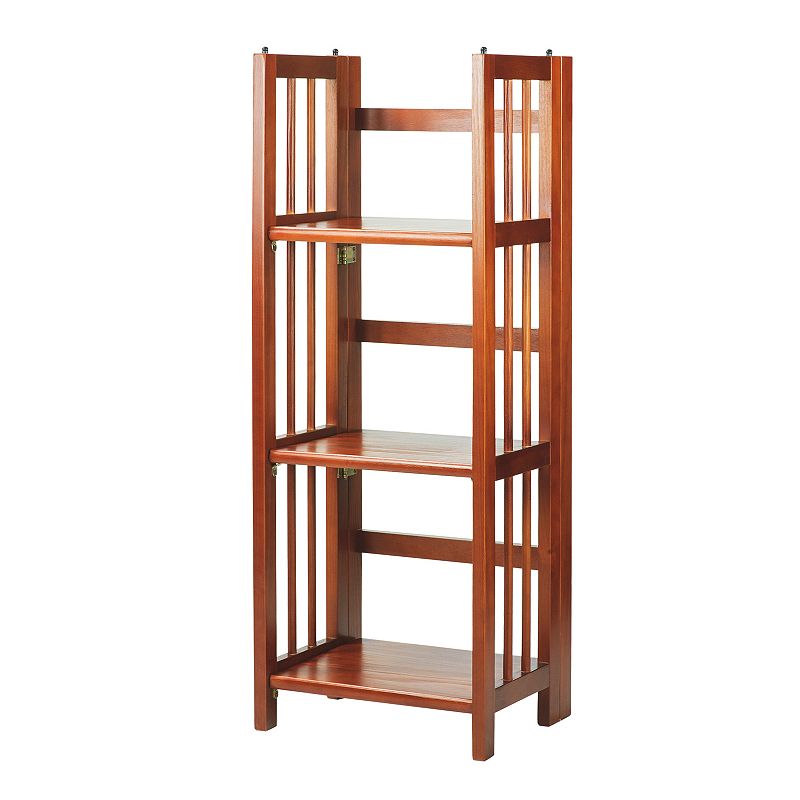 Casual Home 3-Shelf Folding Stackable Bookcase