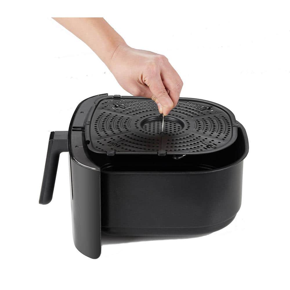 GoWISE USA 7 qt Black Steam Air Fryer