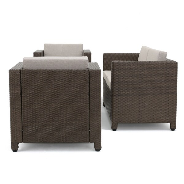 Puerta Outdoor 4piece Sofa Set by Christopher Knight Home