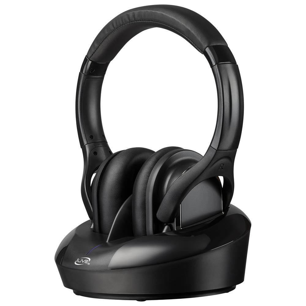 iLive Wireless Radio Frequency Headphones with Charging Dock IAHRF79B