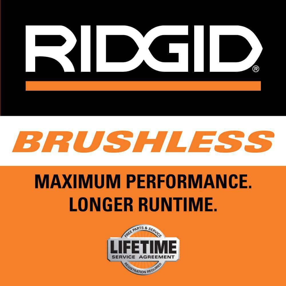 RIDGID 18V OCTANE Brushless Cordless Compact Fixed Base Router with 1/4 in. Bit, Round and Square Bases and Collet Wrench R860443B