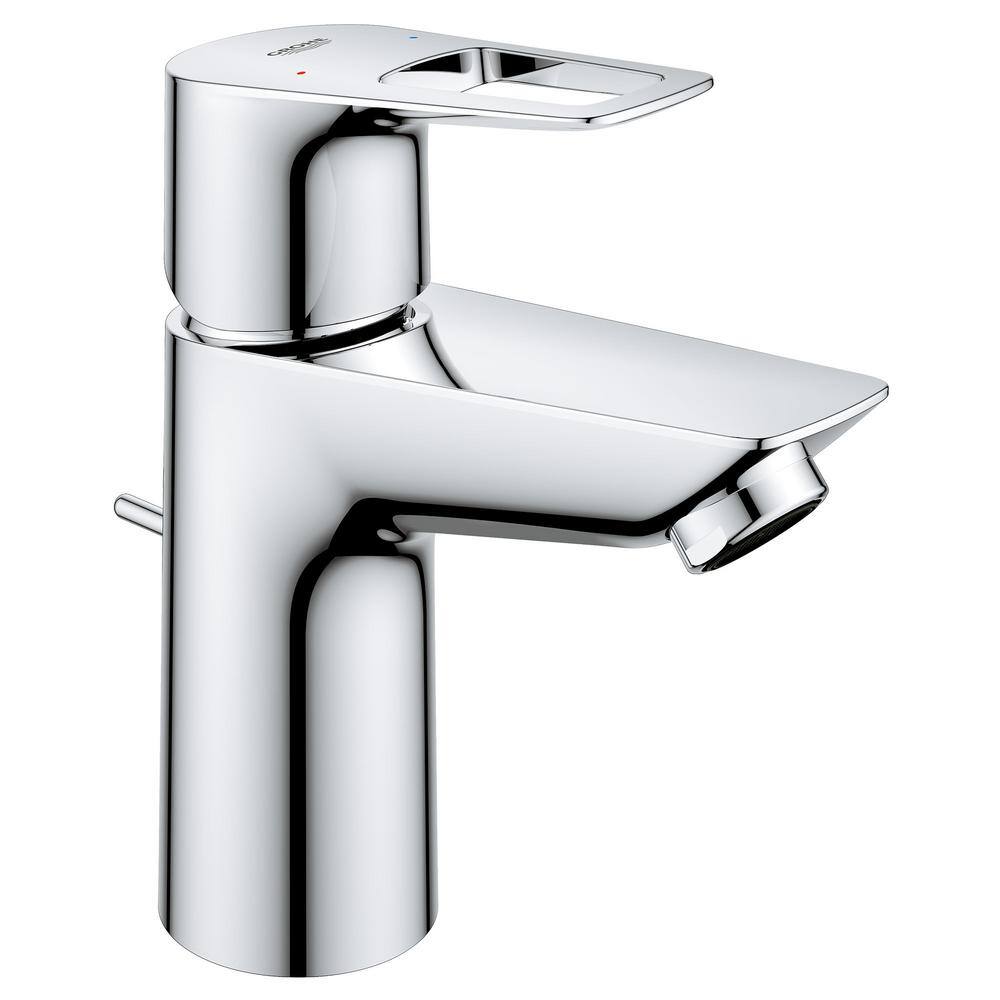 GROHE BauLoop Single-Handle Single Hole Bathroom Faucet in StarLight Chrome 23084001